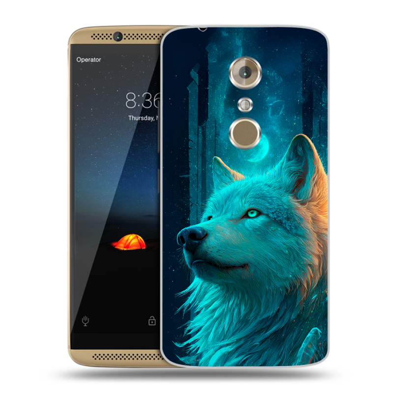 Пластиковый чехол на ZTE Axon 7 с принтом бабочки саккура Пластиковый чехол на ZTE Axon 7 с принтом бабочки саккура