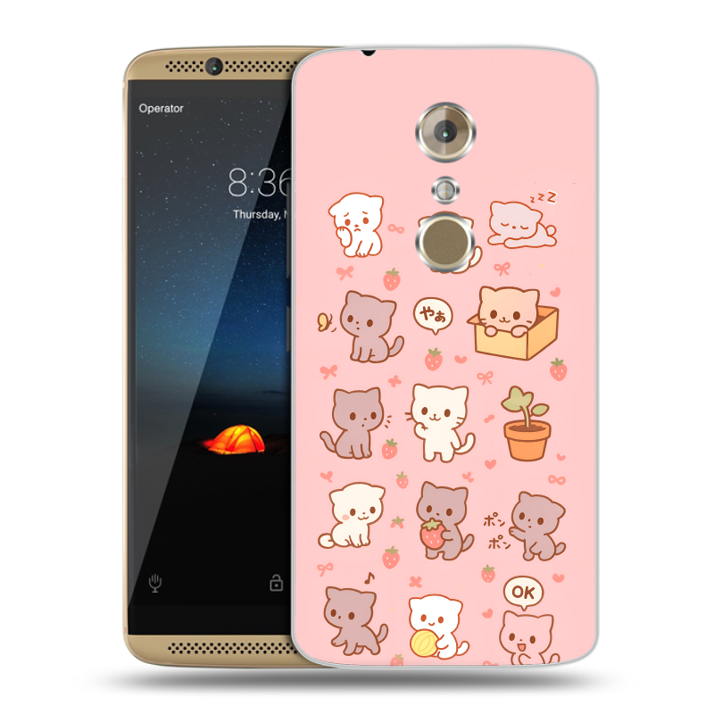 Пластиковый чехол на ZTE Axon 7 с принтом Hello Kitty Хелоу Кити Пластиковый чехол на ZTE Axon 7 с принтом Hello Kitty Хелоу Кити