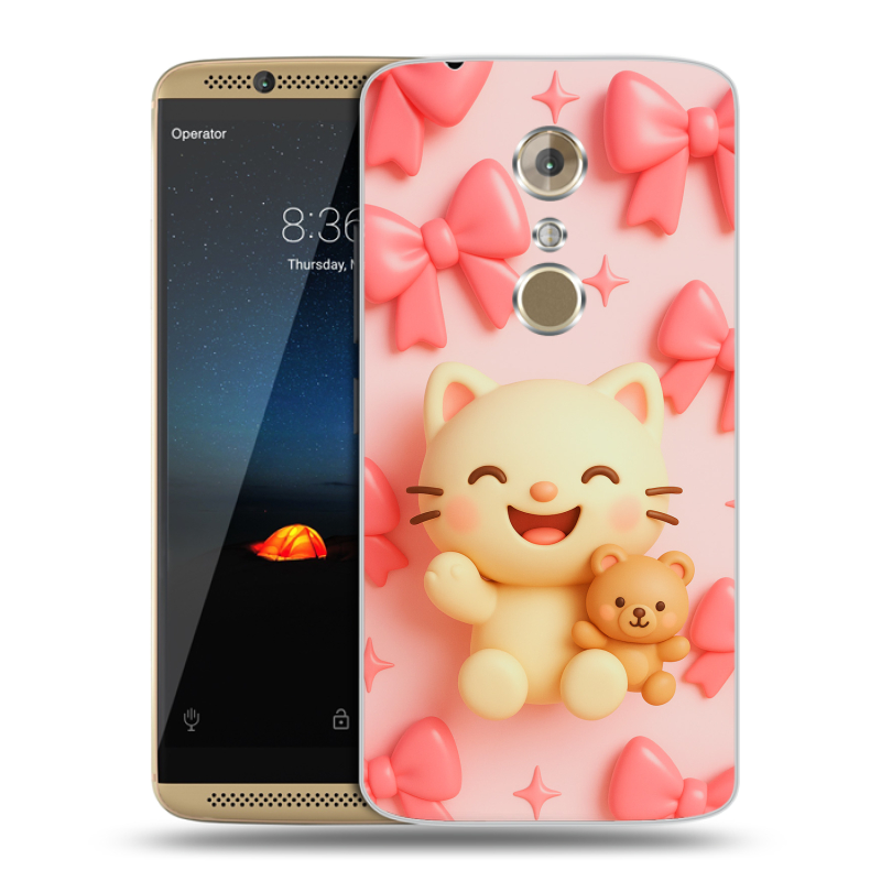 Пластиковый чехол на ZTE Axon 7 с принтом для девочек Пластиковый чехол на ZTE Axon 7 с принтом для девочек