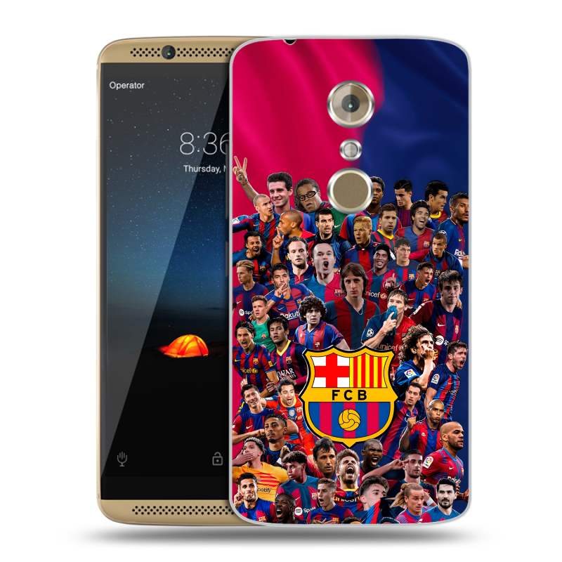 Пластиковый чехол на ZTE Axon 7 с принтом Барселона Barcelona Пластиковый чехол на ZTE Axon 7 с принтом Барселона Barcelona