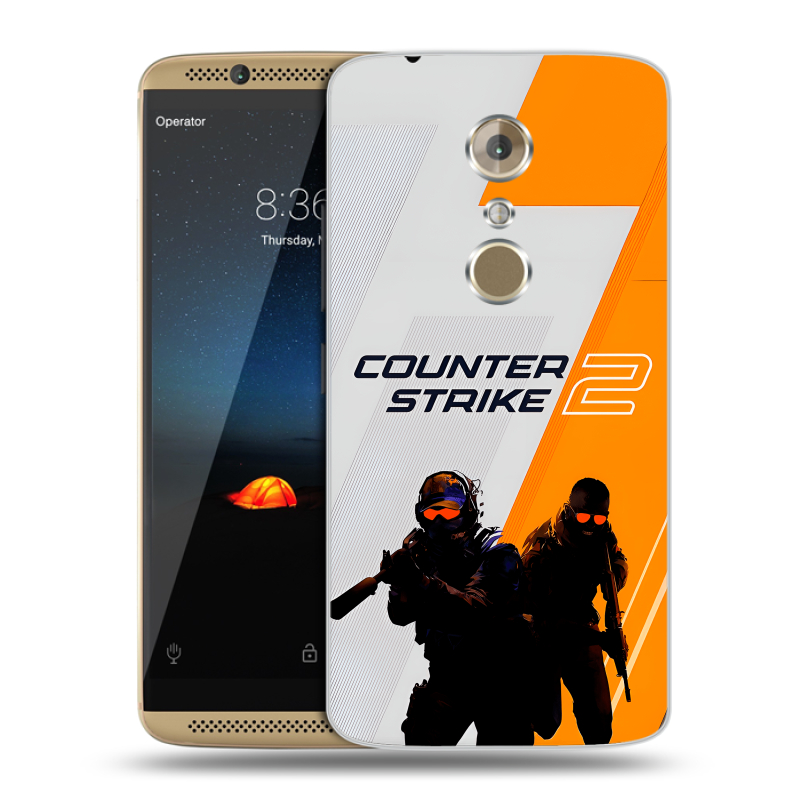 Пластиковый чехол на ZTE Axon 7 с принтом Counter Strike Пластиковый чехол на ZTE Axon 7 с принтом Counter Strike