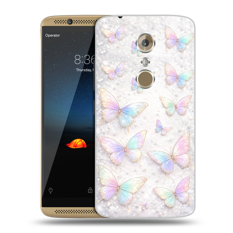 Пластиковый чехол на ZTE Axon 7 с принтом женский Пластиковый чехол на ZTE Axon 7 с принтом женский