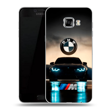 Силиконовый чехол на Samsung Galaxy C5 с принтом БМВ BMW