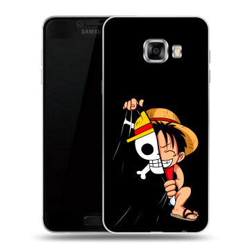 Силиконовый чехол на Samsung Galaxy C5 с принтом One Piece Ван Пис Силиконовый чехол на Samsung Galaxy C5 с принтом One Piece Ван Пис