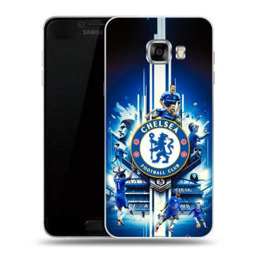 Силиконовый чехол на Samsung Galaxy C5 с принтом Chelsea Челси Силиконовый чехол на Samsung Galaxy C5 с принтом Chelsea Челси