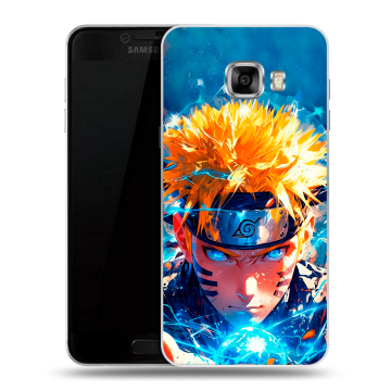 Силиконовый чехол на Samsung Galaxy C5 с принтом Аниме Наруто Naruto