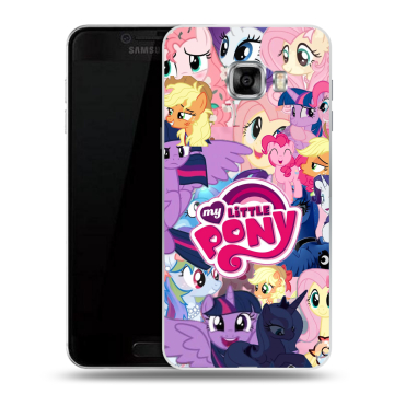 Силиконовый чехол на Samsung Galaxy C5 с принтом My little pony Дружба чудо Силиконовый чехол на Samsung Galaxy C5 с принтом My little pony Дружба чудо