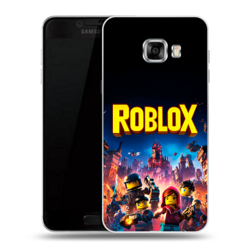 Силиконовый чехол на Samsung Galaxy C5 с принтом Roblox Роблокс Силиконовый чехол на Samsung Galaxy C5 с принтом Roblox Роблокс