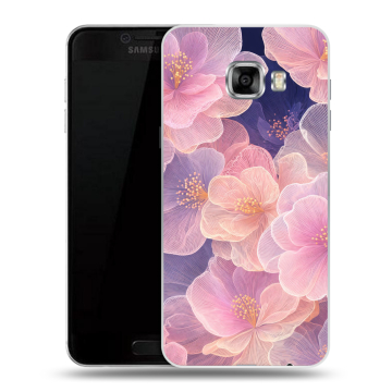 Силиконовый чехол на Samsung Galaxy C5 с принтом женский Силиконовый чехол на Samsung Galaxy C5 с принтом женский