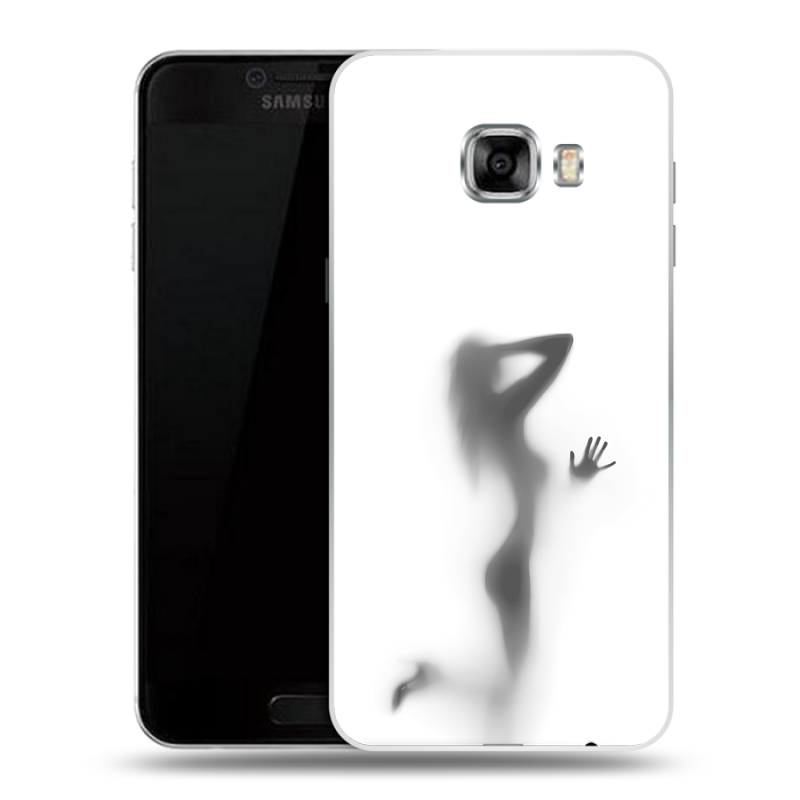 Силиконовый чехол на Samsung Galaxy C5 с принтом Силуэт Силиконовый чехол на Samsung Galaxy C5 с принтом Силуэт