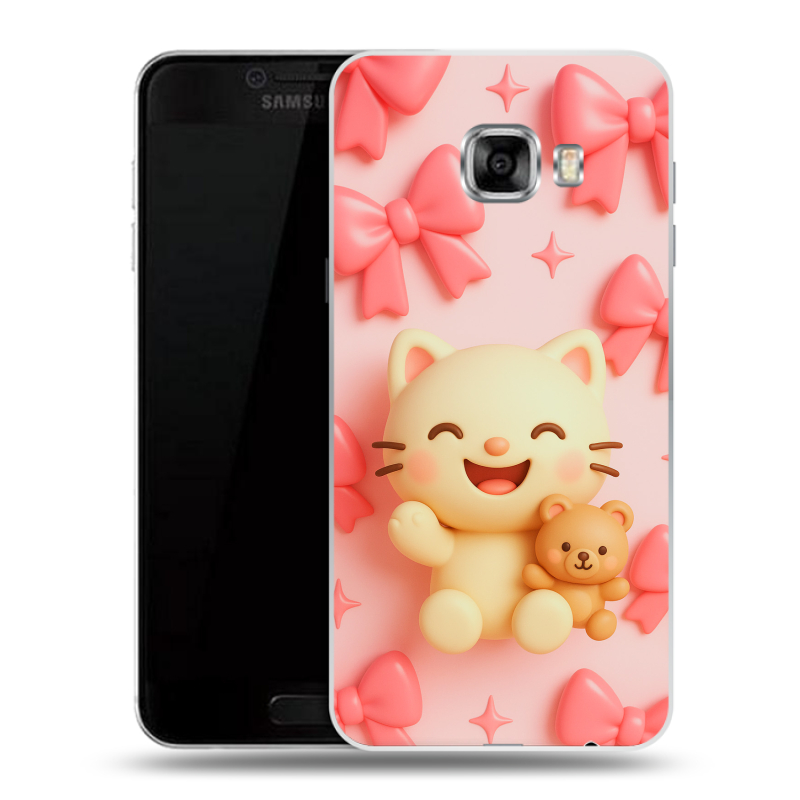 Силиконовый чехол на Samsung Galaxy C5 с принтом для девочек Силиконовый чехол на Samsung Galaxy C5 с принтом для девочек