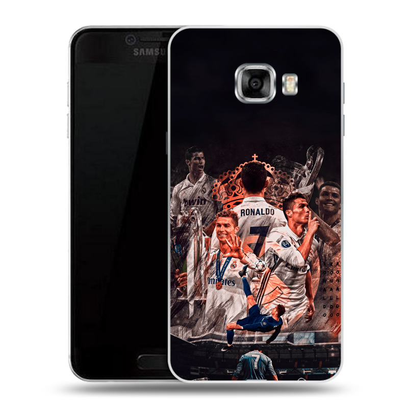 Силиконовый чехол на Samsung Galaxy C5 с принтом Реал Роналдо Real Ronaldo Силиконовый чехол на Samsung Galaxy C5 с принтом Реал Роналдо Real Ronaldo