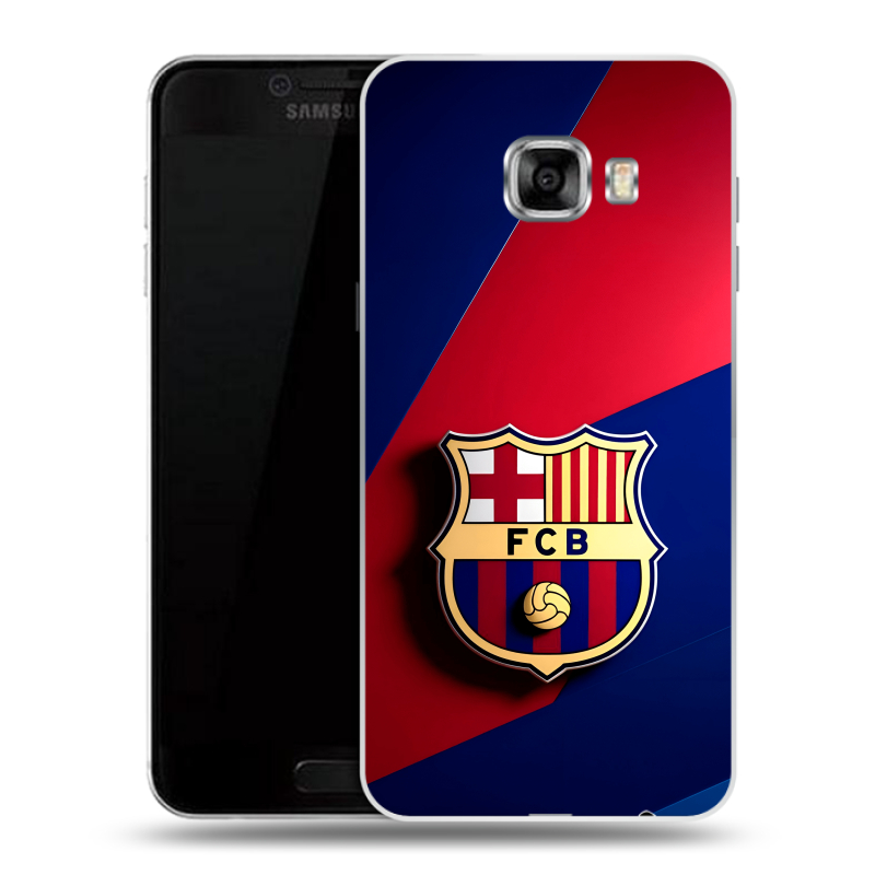 Пластиковый чехол на Samsung Galaxy C5 с принтом Барселона Barcelona Пластиковый чехол на Samsung Galaxy C5 с принтом Барселона Barcelona