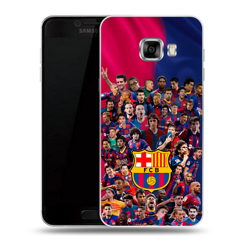Силиконовый чехол на Samsung Galaxy C5 с принтом Барселона Barcelona Силиконовый чехол на Samsung Galaxy C5 с принтом Барселона Barcelona