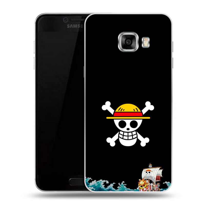 Силиконовый чехол на Samsung Galaxy C5 с принтом One Piece Ван Пис Силиконовый чехол на Samsung Galaxy C5 с принтом One Piece Ван Пис