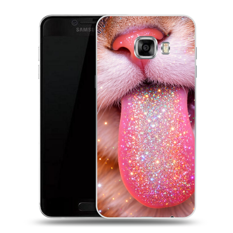 Силиконовый чехол на Samsung Galaxy C5 с принтом для девочек Силиконовый чехол на Samsung Galaxy C5 с принтом для девочек