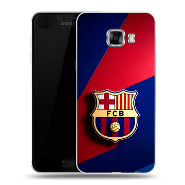Пластиковый чехол на Samsung Galaxy C7 с принтом Барселона Barcelona Пластиковый чехол на Samsung Galaxy C7 с принтом Барселона Barcelona