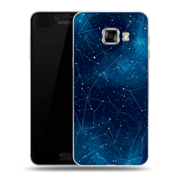 Пластиковый чехол на Samsung Galaxy C7 с принтом Космос звезды Пластиковый чехол на Samsung Galaxy C7 с принтом Космос звезды