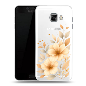 Пластиковый чехол на Samsung Galaxy C7 с принтом для девушки Пластиковый чехол на Samsung Galaxy C7 с принтом для девушки