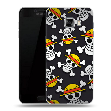 Пластиковый чехол на Samsung Galaxy C7 с принтом One Piece Ван Пис Пластиковый чехол на Samsung Galaxy C7 с принтом One Piece Ван Пис