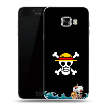 Пластиковый чехол на Samsung Galaxy C7 с принтом One Piece Ван Пис