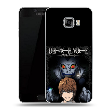 Пластиковый чехол на Samsung Galaxy C7 с принтом Death note Тетрадь смерти Пластиковый чехол на Samsung Galaxy C7 с принтом Death note Тетрадь смерти
