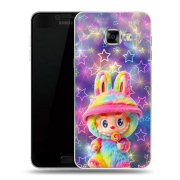 Пластиковый чехол на Samsung Galaxy C7 с принтом Labubu Лабубу
