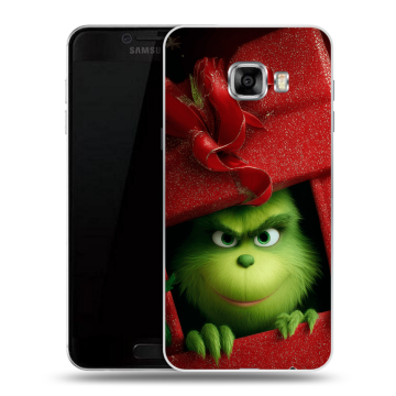 Пластиковый чехол на Samsung Galaxy C7 с принтом Новый год Пластиковый чехол на Samsung Galaxy C7 с принтом Новый год