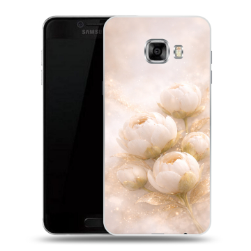 Пластиковый чехол на Samsung Galaxy C7 с принтом женский Пластиковый чехол на Samsung Galaxy C7 с принтом женский