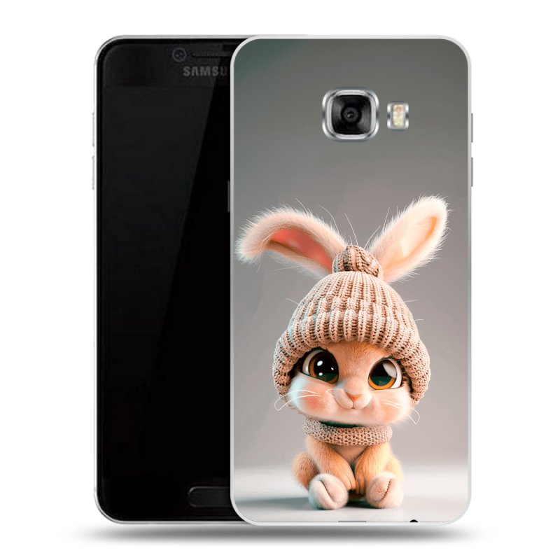 Пластиковый чехол на Samsung Galaxy C7 с принтом Кролик Пластиковый чехол на Samsung Galaxy C7 с принтом Кролик