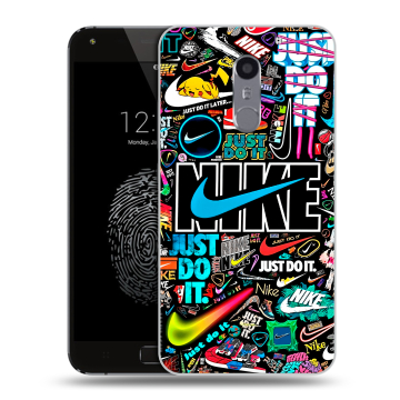 Силиконовый чехол на Umi Super с принтом найк nike черный Силиконовый чехол на Umi Super с принтом найк nike черный