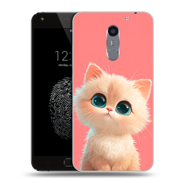 Силиконовый чехол на Umi Super с принтом Розовый котенок Силиконовый чехол на Umi Super с принтом Розовый котенок