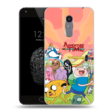 Силиконовый чехол на Umi Super с принтом Adventure time Время приключений