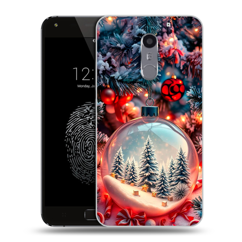 Силиконовый чехол на Umi Super с принтом Новый год Силиконовый чехол на Umi Super с принтом Новый год