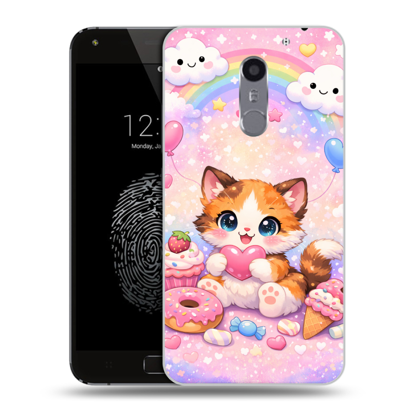 Силиконовый чехол на Umi Super с принтом для девочек Силиконовый чехол на Umi Super с принтом для девочек