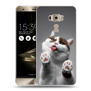 Пластиковый чехол на Asus ZenFone 3 5.5 с принтом Коты