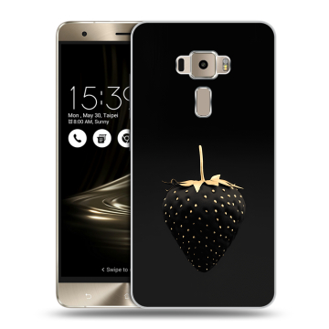 Пластиковый чехол на Asus ZenFone 3 5.5 с принтом Черная клубника