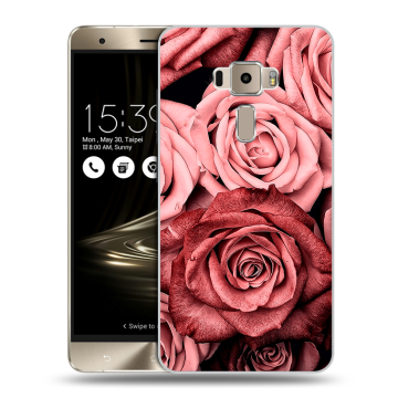 Пластиковый чехол на Asus ZenFone 3 5.5 с принтом Цветы розы