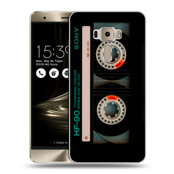 Пластиковый чехол на Asus ZenFone 3 с принтом Кассета