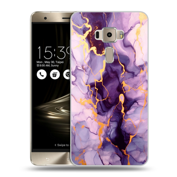 Пластиковый чехол на Asus ZenFone 3 с принтом Мрамор