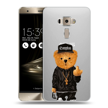 Пластиковый чехол на Asus ZenFone 3 с принтом Мишка Пластиковый чехол на Asus ZenFone 3 с принтом Мишка