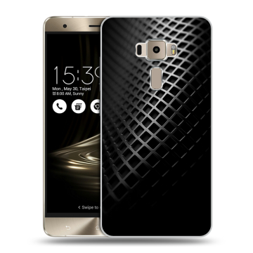 Пластиковый чехол на Asus ZenFone 3 с принтом Текстура металла