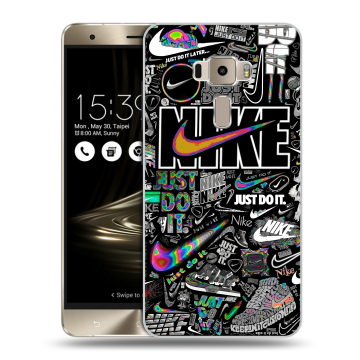 Пластиковый чехол на Asus ZenFone 3 с принтом Найк