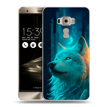 Пластиковый чехол на Asus ZenFone 3 с принтом бабочки саккура