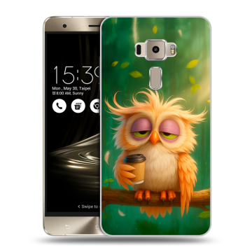 Пластиковый чехол на Asus ZenFone 3 с принтом сова