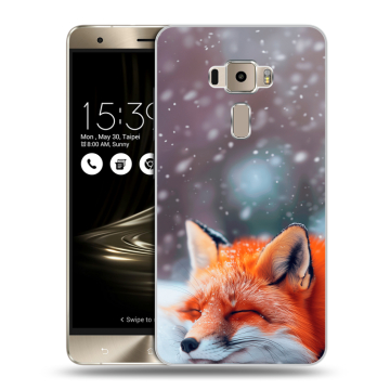 Пластиковый чехол на Asus ZenFone 3 с принтом лиса
