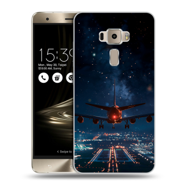 Пластиковый чехол на Asus ZenFone 3 с принтом самолет Пластиковый чехол на Asus ZenFone 3 с принтом самолет