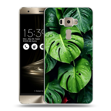 Пластиковый чехол на Asus ZenFone 3 с принтом Листья