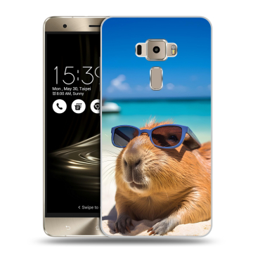 Пластиковый чехол на Asus ZenFone 3 с принтом Капибара