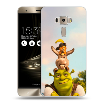 Пластиковый чехол на Asus ZenFone 3 с принтом Шрек Shrek